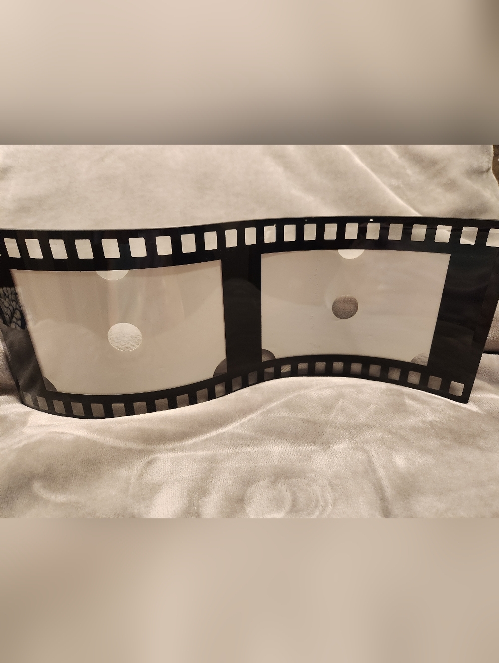 Film Strip Decorative Picture Frame Art - Black and Clear